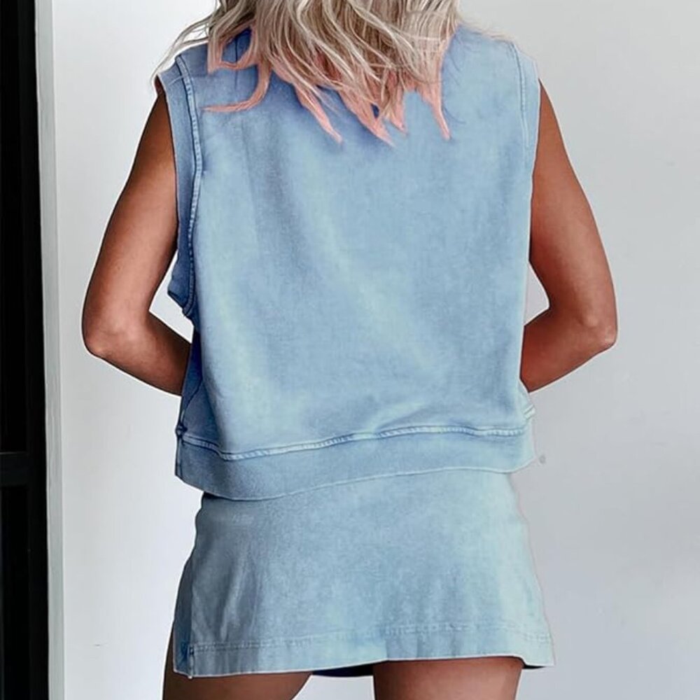 NEW Matching Summer Top and Skort Set - Picture 4 of 8